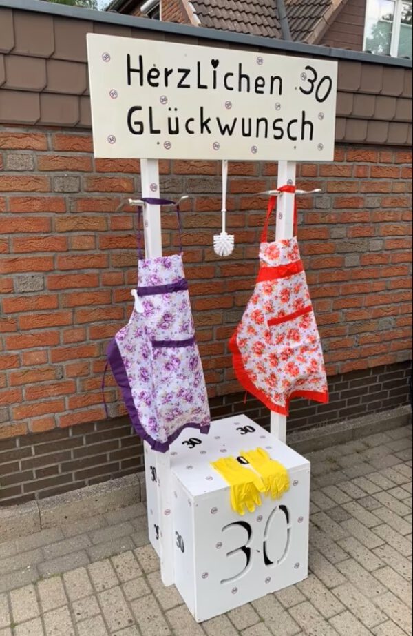 30 Geburtstag – „Türklinken putzen“ Set III – Bild 2